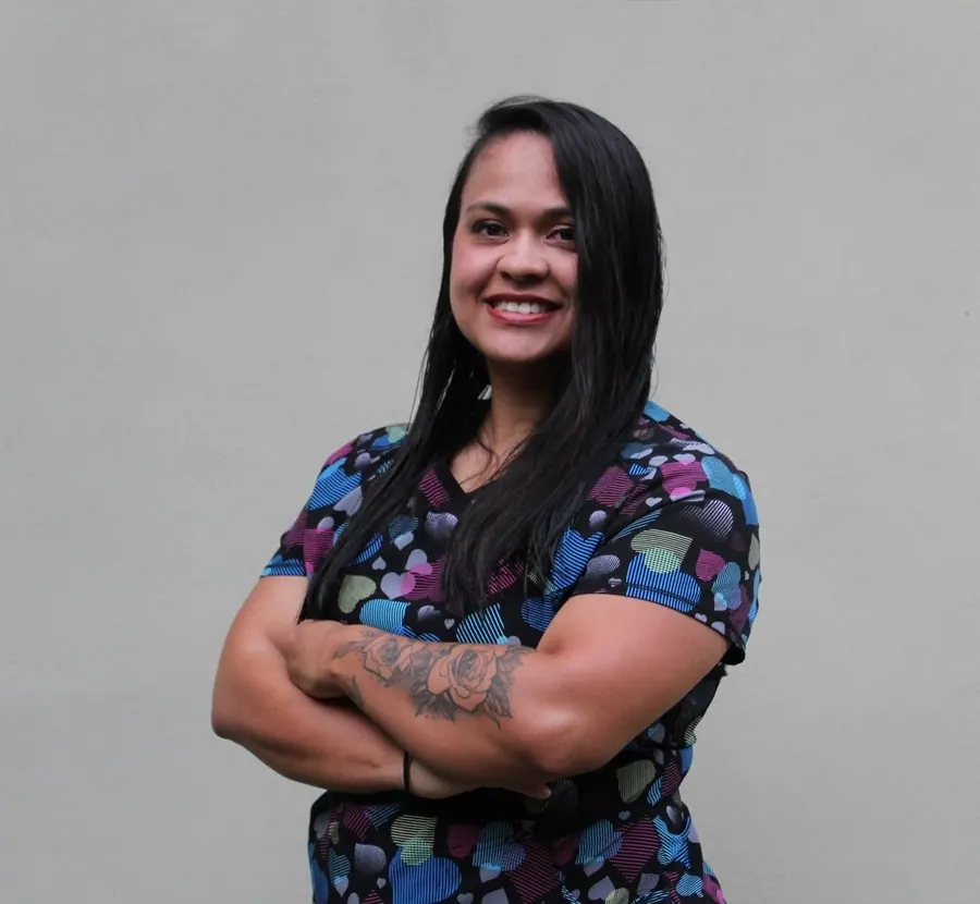 Lic. Priscilla Salguera Zúñiga, fisioterapeuta de SAZU